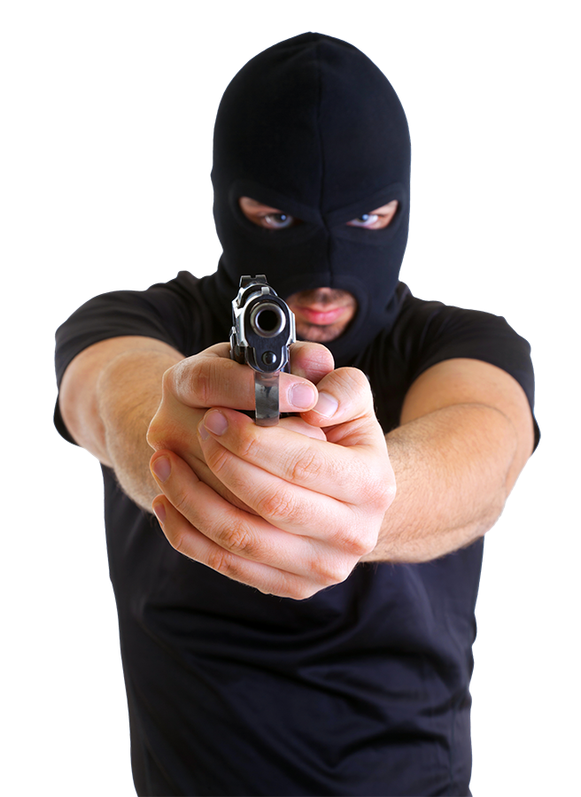 robber cut out